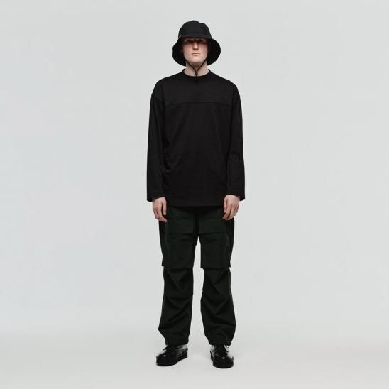 D-VEC ALMOSTBLACK 長袖カットソー D-VEC×ALMOSTBLACK】COTTON FLEECE LONG SHIRT
