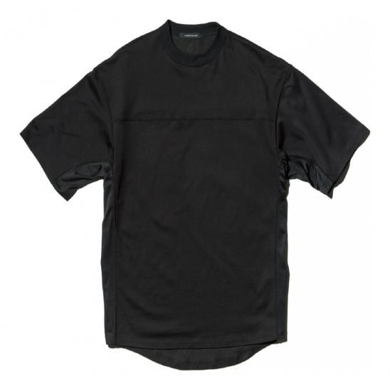 D-VEC X ALMOSTBLACK | COTTON PLATING SHORT T-SHIRT / BLACK