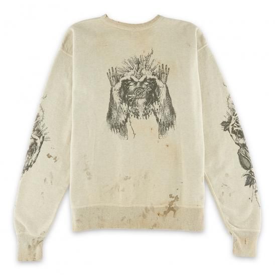 SAINT MXXXXXX(セントマイケル) 商品ページ - SWEAT SHIRT KAWAMURA / GREY