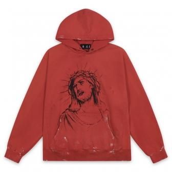 SOMEIT | J.X VINTAG HOODIE / VINTAGE DARK RED