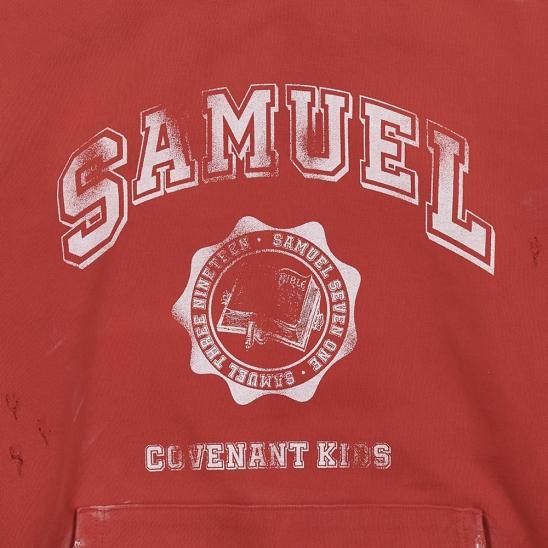 SOMEIT | SAMUEL VINTAG HOODIE / VINTAGE DARK RED