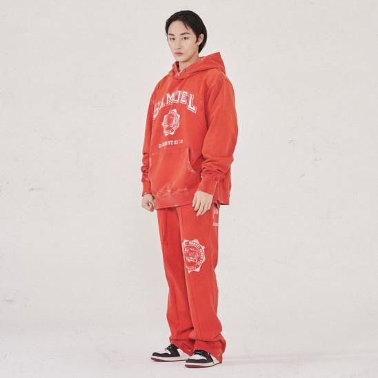 SOMEIT | SAMUEL VINTAG HOODIE / VINTAGE DARK RED