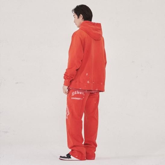 SOMEIT | SAMUEL VINTAG HOODIE / VINTAGE DARK RED