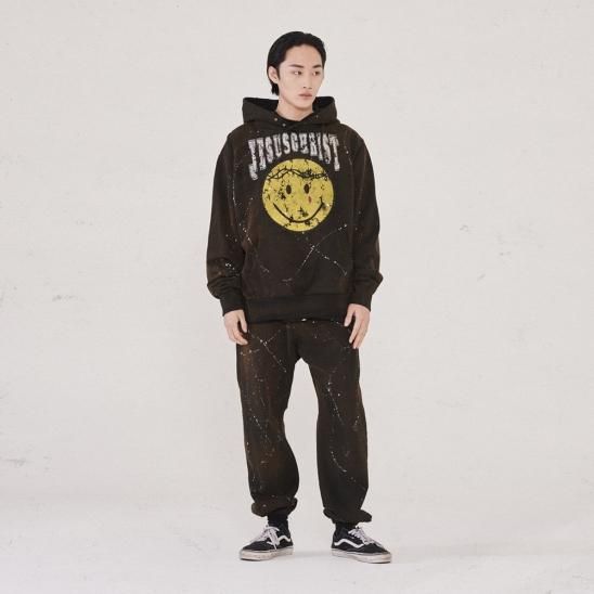 SOMEIT | K.O.K VINTAG HOODIE / VINTAGE BLACK