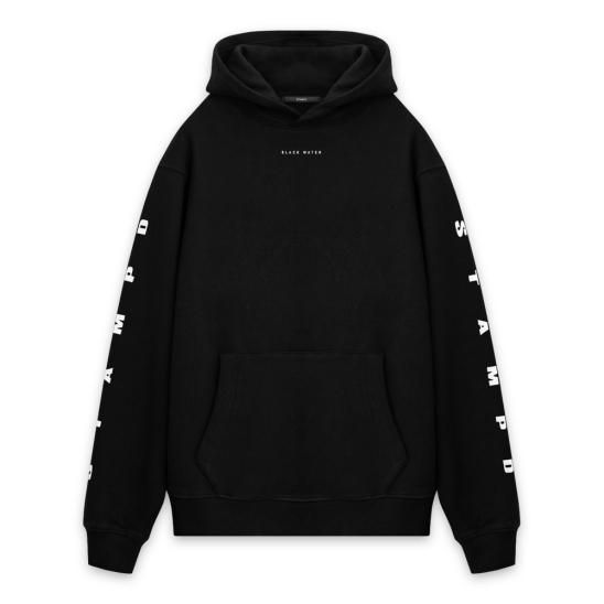 STAMPD | STAMPD BLACK WATER STRIKE LOGO HOODIE / BLACK