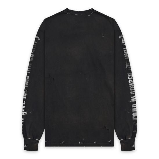 SOMEIT | G.P L/S VINTAGE TEE / VINTAGE BLACK