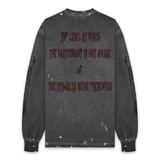 SOMEIT | S.E L/S VINTAGE TEE / STONE GREY