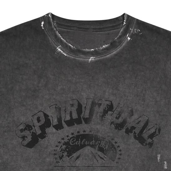 SOMEIT | S.S L/S VINTAGE TEE / STONE GREY