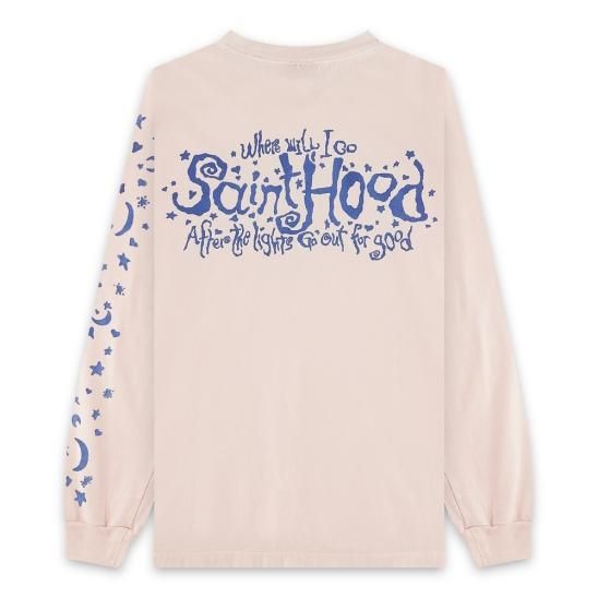 SAINT MXXXXXX | LS TEE SAINT HOOD / PINK