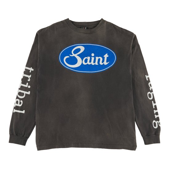 SAINT MXXXXXX | LS TEE TWAR / BLACK