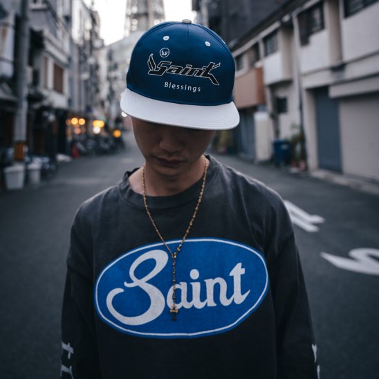 SAINT MXXXXXX | LS TEE TWAR / BLACK