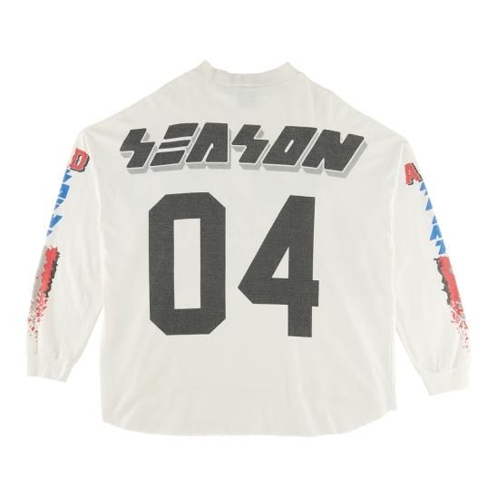 SAINT MXXXXXX(セントマイケル) 商品ページ - LS TEE MOTO / WHITE SAINT MXXXXXX(セントマイケル) 商品ページ - LS TEE MOTO / WHITE
