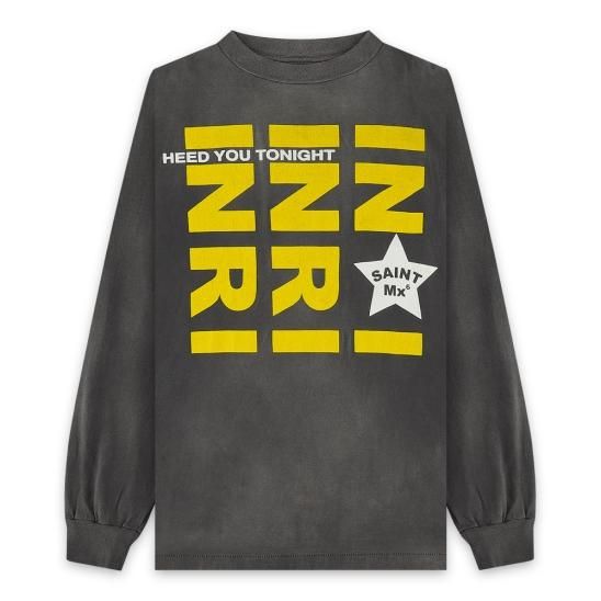 SAINT MXXXXXX | LS TEE INRI / BLACK