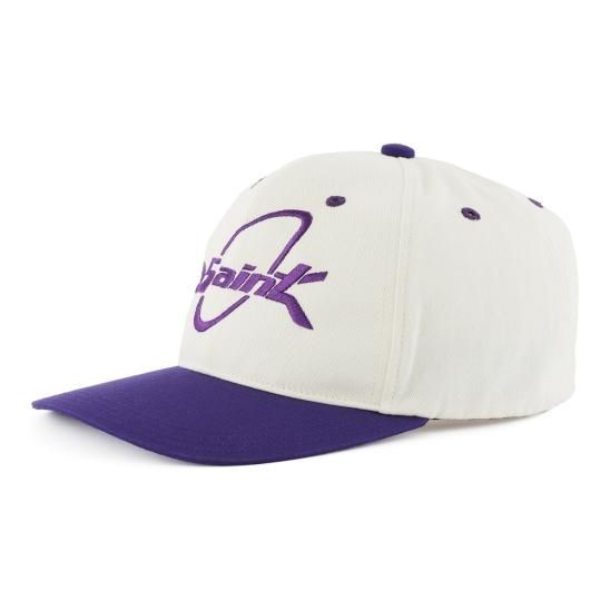 SAINT MXXXXXX | CAP S.CIRCLE / WHITE X PURPLE