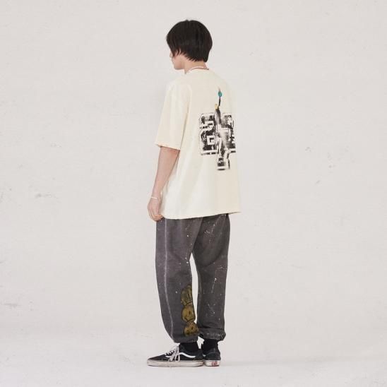 SOMEIT | W.I.O VINTAGE TEE / VINTAGE WHITE