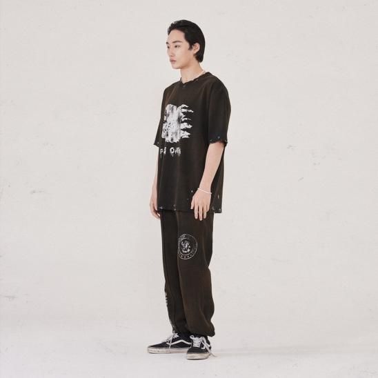 SOMEIT | P.O VINTAGE TEE / VINTAGE BLACK