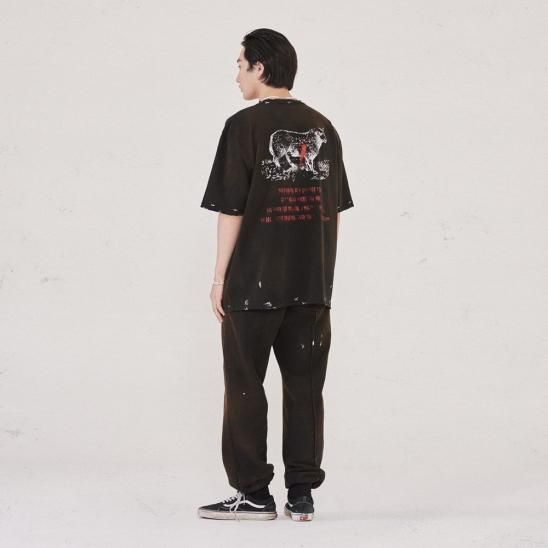 SOMEIT | P.O VINTAGE TEE / VINTAGE BLACK