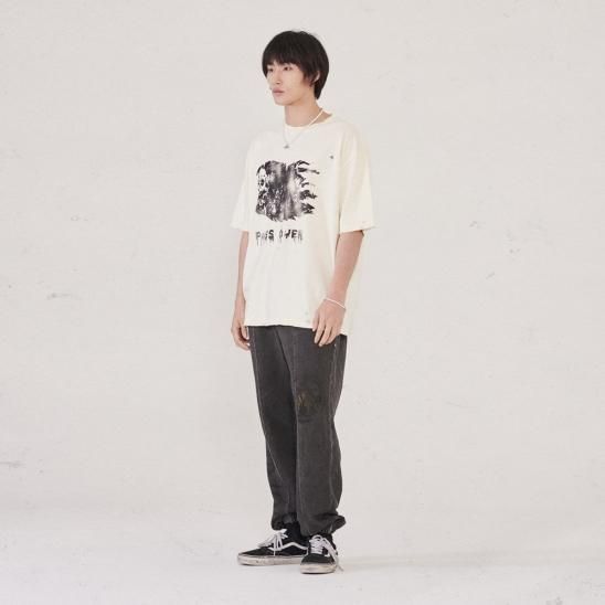 SOMEIT | P.O VINTAGE TEE / VINTAGE WHITE