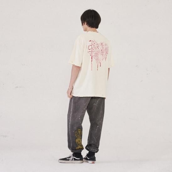 SOMEIT | G.L VINTAGE TEE / VINTAGE WHITE