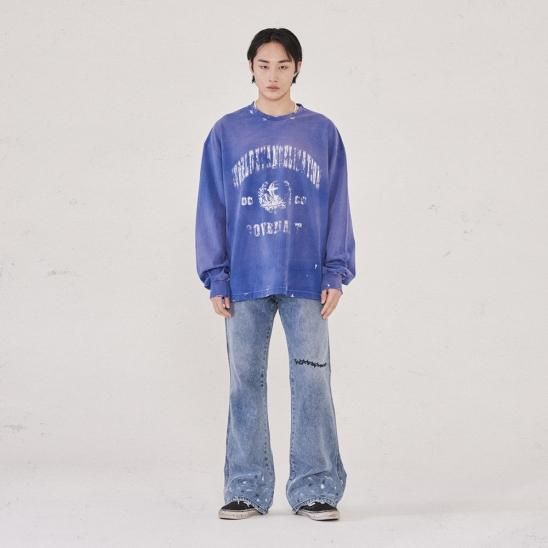 SOMEIT | W.E.C L/S VINTAGE TEE / VINTAGE DARK NAVY