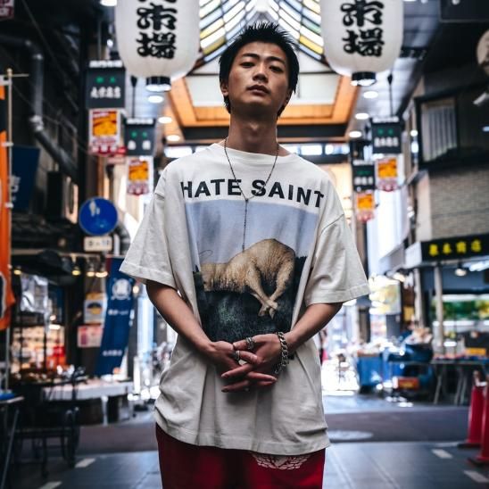 SAINT MXXXXXX(セントマイケル) 商品ページ - SS TEE HATE SHEEP / WHITE