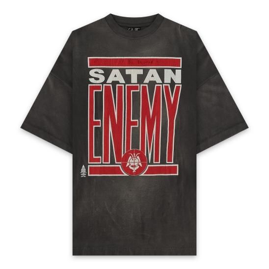 SAINT MXXXXXX | SS TEE SATAN ENEMY / BLACK