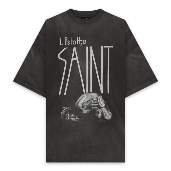 SAINT MXXXXXX | SS TEE LttS / BLACK