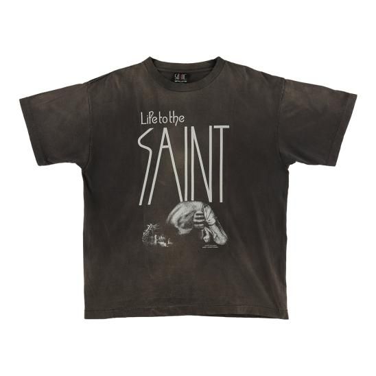 SAINT MXXXXXX | SS TEE LttS / BLACK