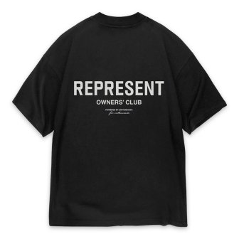 REPRESENT | OWNERS CLUB T-SHIRT / BLACK