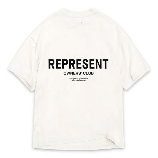 REPRESENT | OWNERS CLUB T-SHIRT / FLAT WHITE