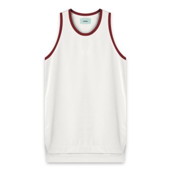 MINDSEEKER | PIPING LONG TANK TOP / WHITE