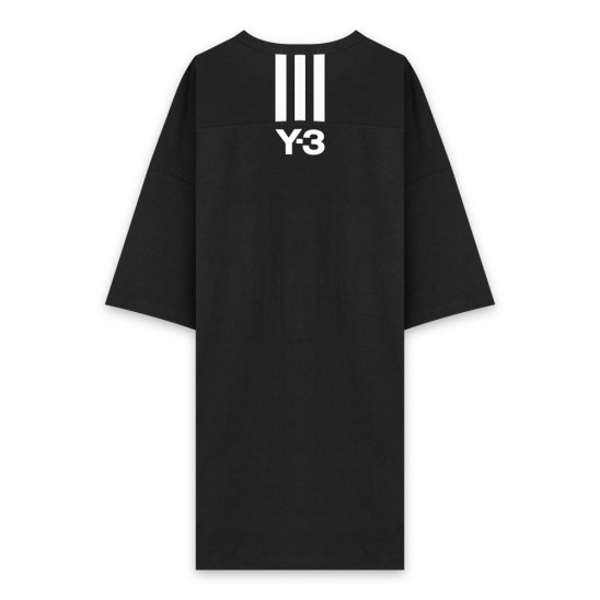 Y-3 ADIDAS YOHJI YAMAMOTO | M CH1 OVERSIZED SS TEE STRIPES / BLACK