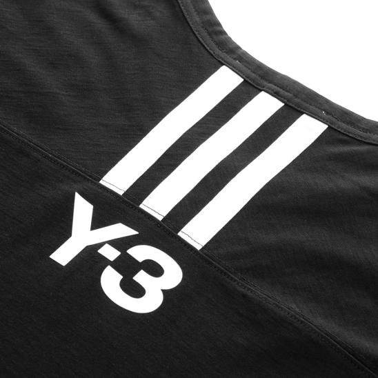 Y-3 ADIDAS YOHJI YAMAMOTO | M CH1 OVERSIZED SS TEE STRIPES / BLACK