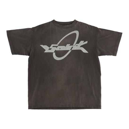 S circle open T-shirts the red thread
