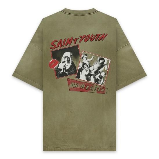 SAINT MXXXXXX | SS TEE IN HEAVEN / KHAKI