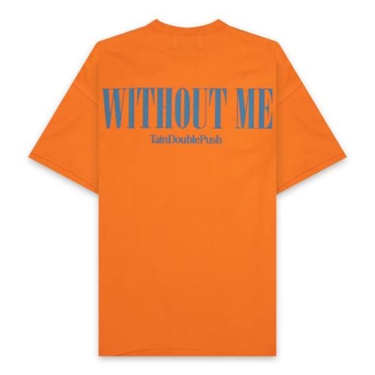 TAIN DOUBLE PUSH | JESUS SHORT SLEEVE T-SHIRTS / ORANGE