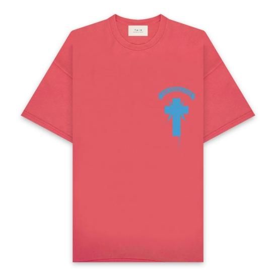 TAIN DOUBLE PUSH | WITH ME SHORT SLEEVE T-SHIRTS / PINK