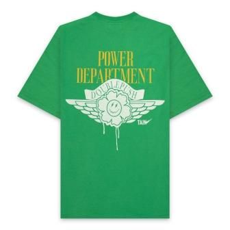 TAIN DOUBLE PUSH | J-1 SHORT SLEEVE T-SHIRTS / GREEN