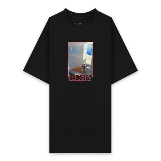 RASSVET | MENS DOG TSHIRT KNIT / BLACK