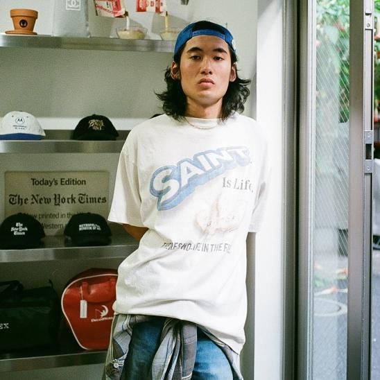 SAINT MXXXXXX | SA SS TEE OREO / WHITE