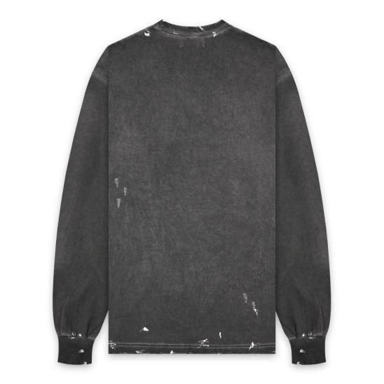 SOMEIT | J.X.N.S L/S VINTGE TEE / STONE GREY