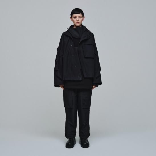 D-VEC X ALMOSTBLACK | GORE-TEX INFINIUM 2L SHIRT JACKET / BLACK