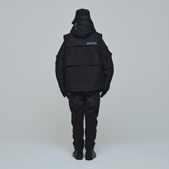 D-VEC X ALMOSTBLACK | GORE-TEX INFINIUM 2L VEST / BLACK