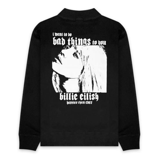 BYWEAR | BILLIE EILISH ORGANIC CREWNECK / BLACK