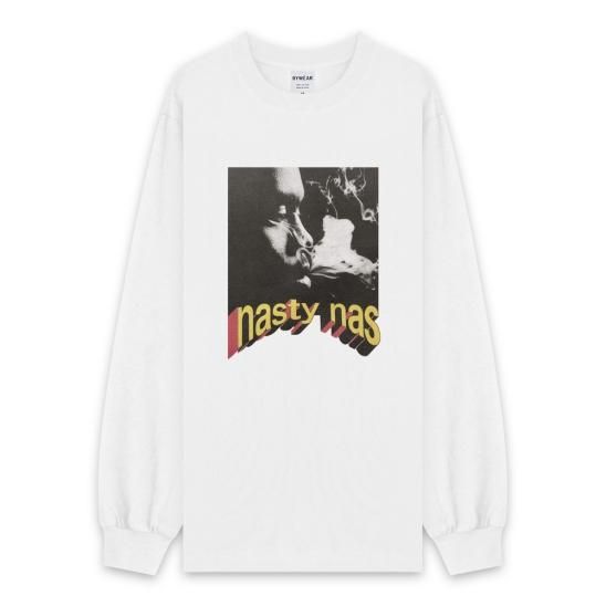 BYWEAR | NAS L/S T-SHRT #3 / WHITE