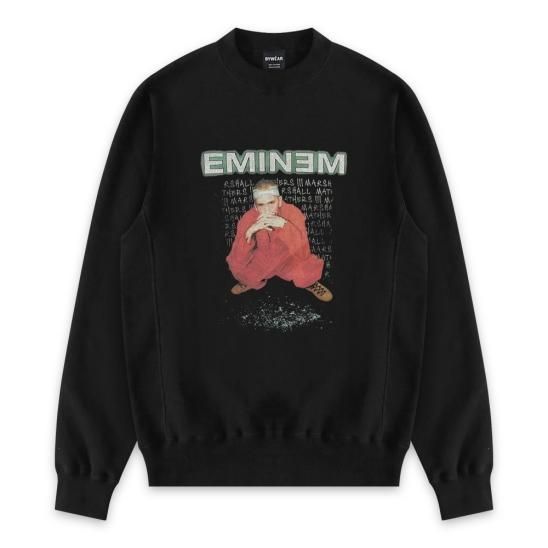BYWEAR(バイウェア) 商品ページ - EMINEM CREWNECK #9 / BLACK BYWEAR(バイウェア) 商品ページ - EMINEM CREWNECK #9 / BLACK