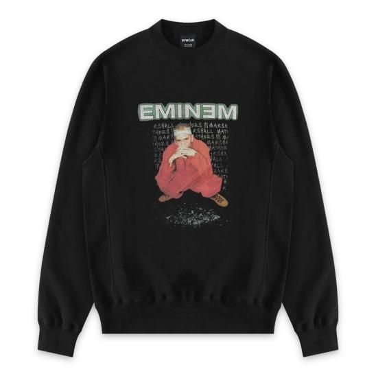 BYWEAR | EMINEM CREWNECK #9 / BLACK