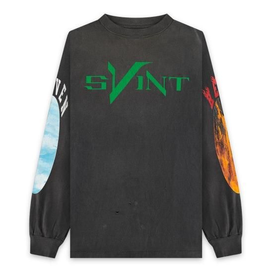 SAINT MXXXXXX | VL LS TEE SKULL / BLACK