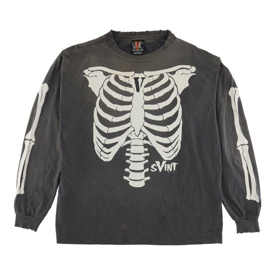 SAINT MXXXXXX | VL LS TEE BONE / BLACK