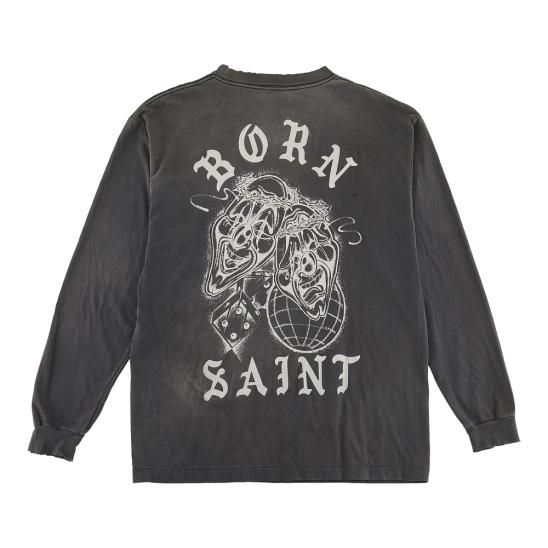 SAINT MXXXXXX | B&R LS TEE BORN SAINT / BLACK